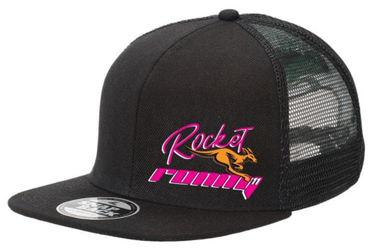 KIDS BLACK ROCKET RONNY RACING CAP